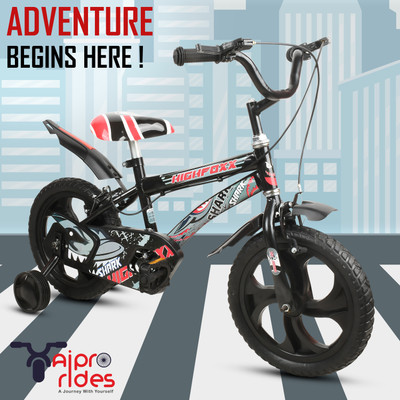 xaipro rides 14T SHARK BMX RED CYCLE FOR 2 TO 5 YEARS KIDS 14 T (inch) BMX Cycle(Single Speed, Red, Rigid)