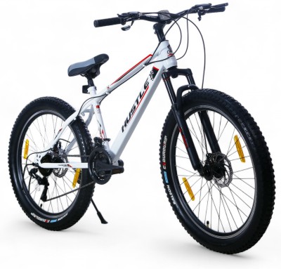 EAST COAST HUSTLE 21 SPEED 26T Mountain Cycle 26 T Mountain Cycle(21 Gear, White, Only Front Suspension)