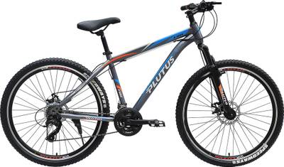 Plutus Fire MTB Cycle for Adults (12 Yrs) with Dual Disc Brake, Multi Speed (Blue) 29 T Mountain Cycle
