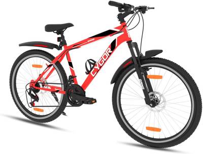 Gang cycle double disc brake clearance