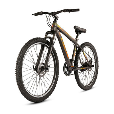 Crow MERIDIAN SINGLE SPEED|FRONT SUSPENSION|DUAL DISC 29 T (inch) Mountain Cycle(Single Speed, Grey, Only Front Suspension)