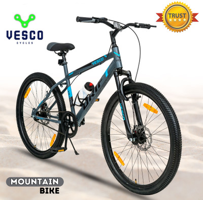 VESCO Drift - V-8/G 26 T (inch) Mountain Cycle(Single Speed, Grey, Only Front Suspension)