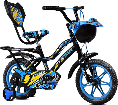 LEADER JoyStar Cycle for Kids | Bicycle for Kids with Training Wheels |For 2 - 5 Years 14 T (inch) Road Cycle(Single Speed, Blue, Yellow, Rigid)