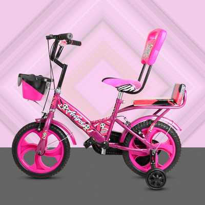Lsn rides ANGEL 14T PVC RIM D/GADDI CARRIER PINK CYCLE FOR KIDS 14 T (inch) BMX Cycle(Single Speed, Pink, Rigid)