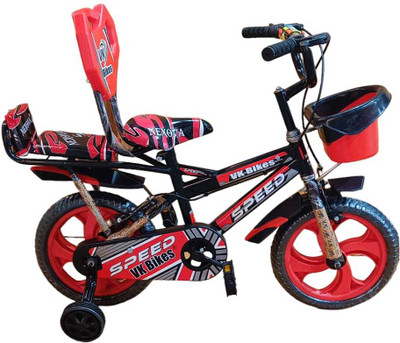 NEXOVA 14T LITTTLE SPEED DOUBLE GADDI PRO (RED) FOR 3TO 4 YRARS 14 T (inch) BMX Cycle(Single Speed, Red, Black, Rigid)