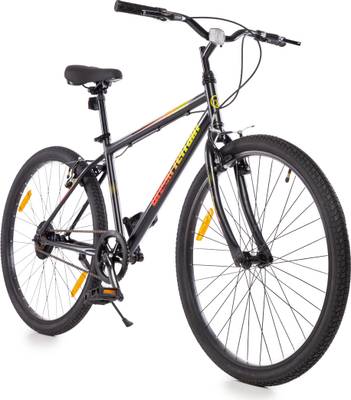 Urban Terrain Maza 27.5" Red City Bike with Cycling Event & Ride Tracking App by cultsport 27.5 T Hybrid Cycle/City Bike