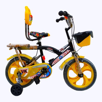 ROXX CART BICYCLE 14 T ROCKY NEW (YELLOW) FOR 2 TO 4 YEAR KIDS BABY 14 T BMX Cycle(Single Speed, Yellow)