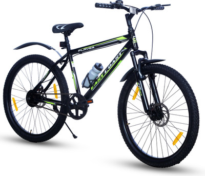 EAST COAST Player 26T cycle/Mountain Bike with front Suspension and Dual Disc Brakes 26 T (inch) Mountain Cycle(Single Speed, Black, Only Front Suspension)