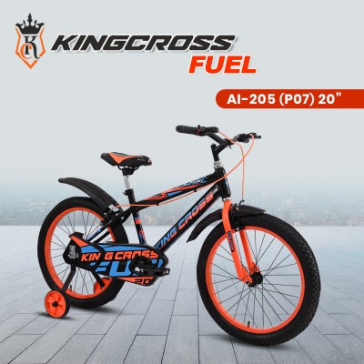 KINGCROSS FUEL 20T BMX CYCLE WITH SIDE SUPPORT 20 T BMX Cycle(Single Speed, Black, Rigid)