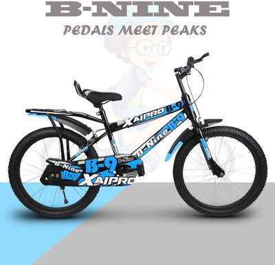 crafto kids 20T B- Nine Matte Black UV Protective Coating, Ideal for 6 to 9 Years Kids cycle 20 T (inch) BMX Cycle(Single Speed, Blue, Black, Rigid)