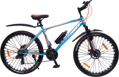 HI RACE KRUGO 26inch with 21 Gear 26 T (inch) Road Cycle(21 Gear, Blue, Only Front Suspension)