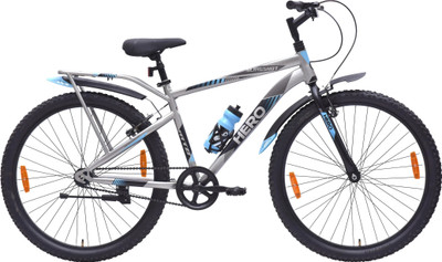 HERO Slingshot 26 T (inch) Mountain Cycle(Single Speed, Grey, Blue, Rigid)