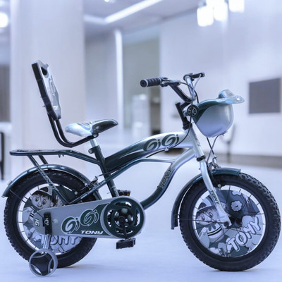 TONY 16T Cycle for kids Boys and Girls 16 T (inch) Road Cycle(Single Speed, Grey, Rigid)