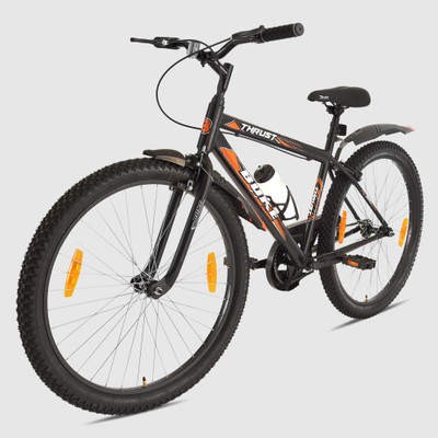 Buke THRUST 26T MTB Cycle for Men & Boys 85% Fitted Durable Frame & Stylish Design 26 T (inch) Road Cycle(Single Speed, Black, Rigid)