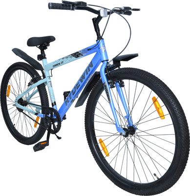 RYDEWIN ROMULUS Single Speed Power Brake MTB Fork Light Weight Hi-Tensile Frame. 27.5 T (inch) Road Cycle(Single Speed, Blue, Rigid)