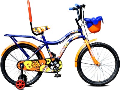 LEADER Buddy 20T Kids Cycle with Training wheels For Age Group 5 to 9 Years 20 T Road Cycle(Single Speed, Blue, Orange, Rigid)