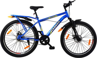 habrok bikes HBK-HAWSER-26t-BLUE 26 T (inch) Mountain Cycle(Single Speed, Blue, Only Front Suspension)