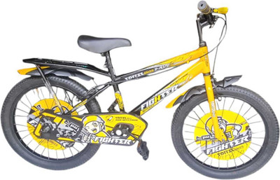 toffie bike FIGHTER 20 inch 7-10 year 20 T (inch) Road Cycle(Single Speed, Yellow, Rigid)