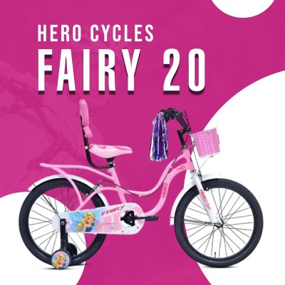 HERO Cycle for Girls 6 to 10 Years 20 T Road Cycle(Single Speed, Pink)