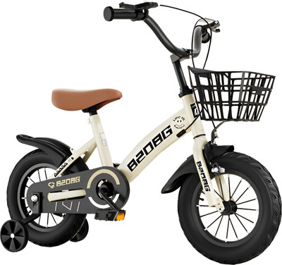 SYGA Bicycles for Kids 2-5 Years Old 14-inch Children's Light Bicycle Magnesium Alloy 14 T (inch) Folding Bikes/Folding Cycle(Single Speed, Brown, Only Front Suspension)