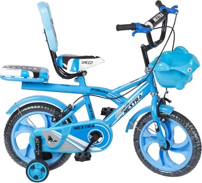 SPEED BIRD 14T Robust Double Seat for Kids Bicycle Baby Cycle for Boys Age Grope 2-5 Years 14 T Road Cycle(Single Speed, Blue)