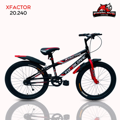 FOXGLOVE X-FACTOR SPORTY 20240 TIRE TUBE FOR AGE 5 TO 10 YEARS 20 T BMX CYCLE 20 T BMX Cycle For Rs. 3789 @ 60% off