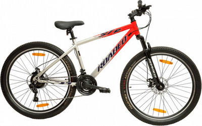 Bsa hercules Roadeo 27.5t gear cycle with 21 speed gears 26 T (inch) Mountain Cycle(21 Gear, Red, Black, Only Front Suspension)