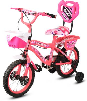 crafto kids 14T CUTE ANGEL BABY PINK BICYCLE HEAVY DUTY 14 T BMX