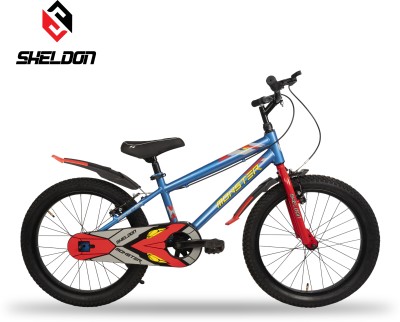 Sheldon Monster Mini Wonder 20T for 5-12 Year Bikes/Bicycle/ V-Brakes Unisex Kids (Blue) 20 T Road Cycle(Single Speed, Blue)