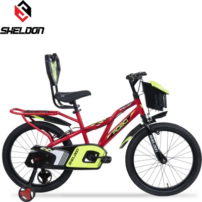 Sheldon ROBO 20T Kids Bicycles |20 inches wheel size |13inches Frame For girls 20 T Hybrid Cycle/City Bike(Single Speed, Red)