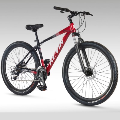 REVIN Trailhawk Alloy Frame | Shimano Groupset | 29 T Mountain Cycle(21 Gear, Red, Only Front Suspension)