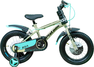 BSA Platoon kids 2-4 years 14 T (inch) Road Cycle(Single Speed, Beige, Rigid)