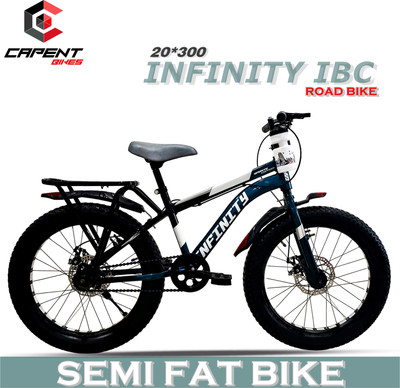 CAPENT INFINITY IBC 20*300 Semi-Fat Tyre Kids Cycle for Boys/Girls 20 T (inch) Fat Tyre Cycle(Single Speed, Multicolor, Rigid)