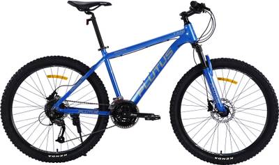 Plutus Atlantis Alloy MTB Cycle Age-12+ with Dual Disc Brake, Multi Speed (Blue) 26 T Mountain Cycle