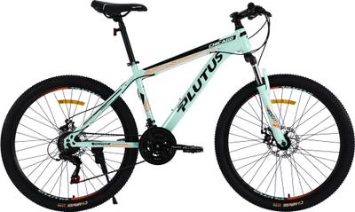 Plutus Chicago MTB Cycle Age - 12+ with Dual Disc Brake, Multi Speed (Ocean-Blue) 26 T Mountain Cycle
