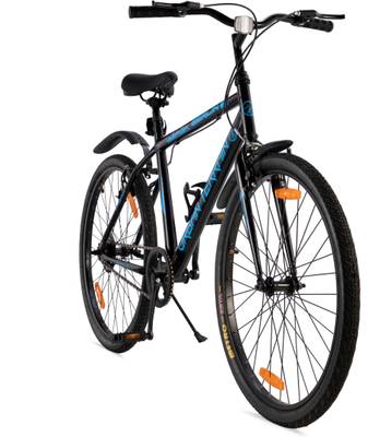 Urban Terrain Berlin with Complete Accessories, Free Home Installation &amp; Mobile Tracking App 26 T Hybrid Cycle/City Bike  (Single Speed, Black, Blue)