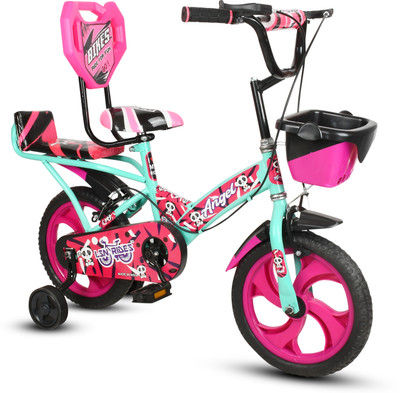 Lsn rides 14T Angel Pvc Rim Tyre Seagreen Bicycle For Kids 14 T (inch) BMX Cycle(Single Speed, Multicolor, Rigid)