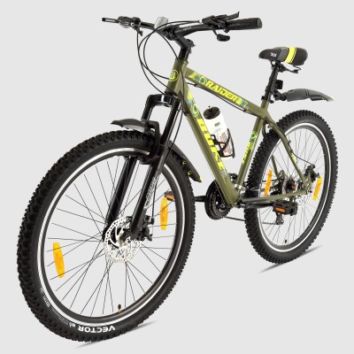 Buke Raider 27.5T |26Inch Wheel|18.5Inch Steel Frame|21Gear 27.5 T Hybrid Cycle/City Bike(21 Gear, Green, Only Front Suspension)