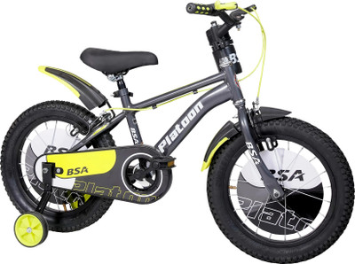 BSA Platoon kids 2-4 years 14 T (inch) Road Cycle(Single Speed, Grey, Rigid)