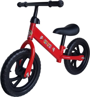 GOCART Adjustable Seat Balance Bicycle Lightweight Pedal Free Eva Foam Tyre Scooter 10 T BMX Cycle(Single Speed, Red, Rigid)