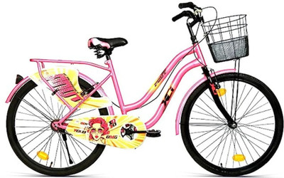 XCi Pout for Women 26 T (inch) Mountain Cycle(Single Speed, Pink, Rigid)