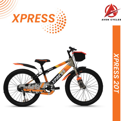 Avon Cycles XPRESS 20T KIDS CYCLE BLACK/SANDAL 20 T (inch) BMX Cycle(Single Speed, Black, Orange, Rigid)
