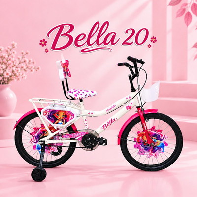FOXGLOVE BELLA SUPERGIRL 20 INCH BICYCLE SUITABLE FOR 5 TO 10 YEARS GIRLS 20 T (inch) Road Cycle(Single Speed, White, Rigid)