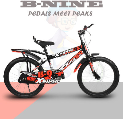 crafto kids 20T B-Nine Matte Black UV Protective Coating, Ideal for 6 to 9 Years Kids cycle 20 T (inch) BMX Cycle(Single Speed, Red, Black, Rigid)