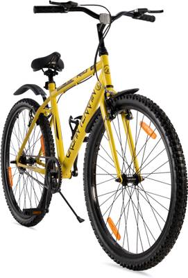 Urban Terrain Rio with Complete Accessories, Free Home Installation &amp; Mobile Tracking App 27.5 T Hybrid Cycle/City Bike  (Single Speed, Yellow, Black)