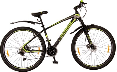 Kross Xcite 27.5T 21 Speed Unisex Mountain Bikes 40.64 Cm Frame - Matt Black Green 27.5 T Mountain Cycle(21 Gear, Green, Only Front Suspension)