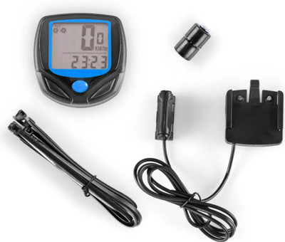 Shopeleven Digital LCD Waterproof Bicycle Computer Odometer Speedometer Speed Monitor Wired Cyclocomputer