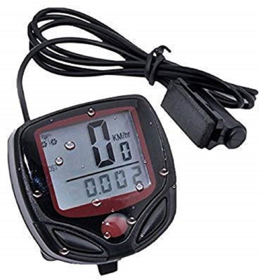 shoshin Bicycle Speedometer with Large LCD Display, Backlit & Waterproof Wired Cyclocomputer
