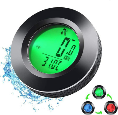 SHIVEXIM Universal Waterproof Bicycle Speedomet LCD Power Meter Wireless Cyclocomputer