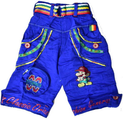 BRITISH TERMINAL Three Fourth For Baby Boys(Blue Pack of 1)